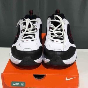 Nike Air Monarch IV (4E) Extra-Wide Men White/Black- Red 416355-101 (11 4E US)